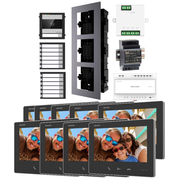 Video komplet 2-wire HD 9 stanova