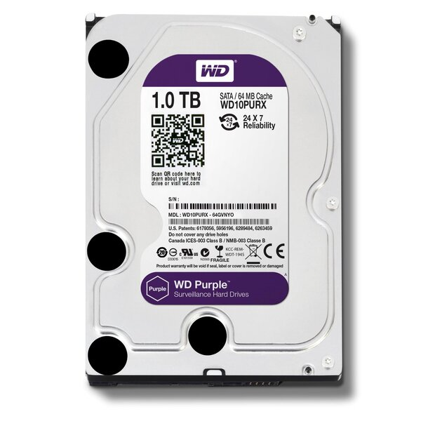 HDD WD Purple 1TB obnovljeni