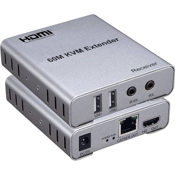 HDMI Extender 60 m + KVM