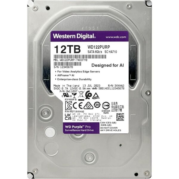 HDD WD Purple 12TB