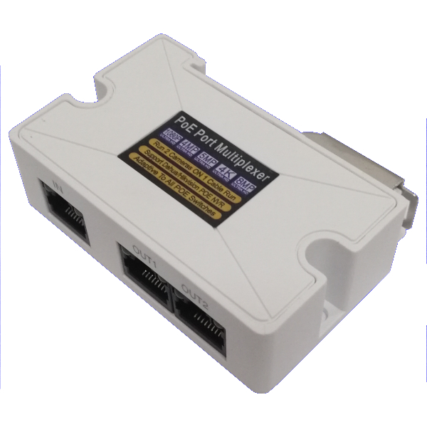 PoE splitter 1×/2-IP kamere
