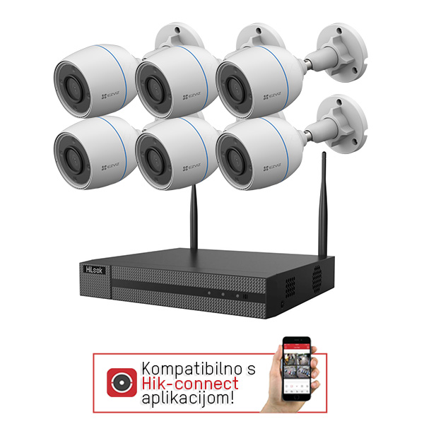 Video komplet 2 MP 6 kamera Ezviz Wi-Fi
