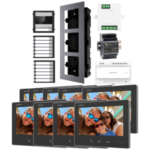 Video komplet 2-wire HD 9 stanova