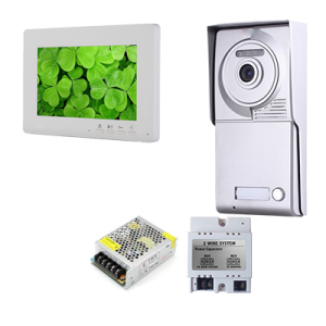 KOMPLET 2-WIRE VANJSKA JEDINICA 1 TIPKA + UNUTARNJA JEDINICA 7"